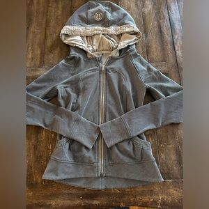 Lululemon scuba hoodie stripes zip up size women’s small